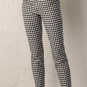 D. JEANS NEW YORK Cropped Gingham Jean